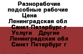 Разнорабочие, подсобные рабочие › Цена ­ 1 500 - Ленинградская обл., Санкт-Петербург г. Услуги » Другие   . Ленинградская обл.,Санкт-Петербург г.